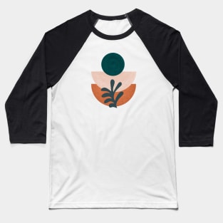 Boho Shapes and leaf Baseball T-Shirt